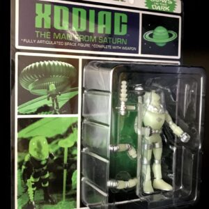 The XODIAC COSMIC RADIATION L/E CARDED EDITION outer space men action figure.