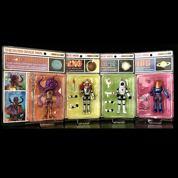 2010 Inaugural Infinity Outer Space Men Introductory Wave