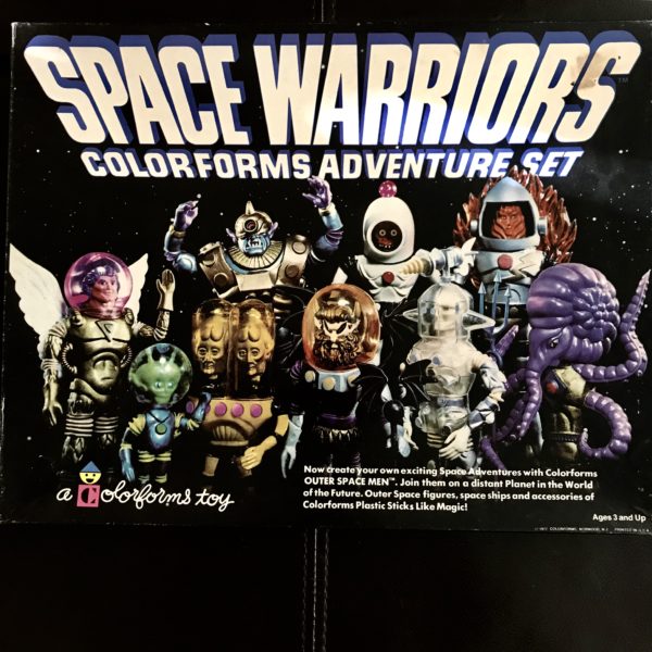 1977 Colorforms Space Warriors Play set Mint
