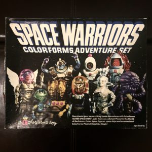 1977 Colorforms Space Warriors Playset Great Shape