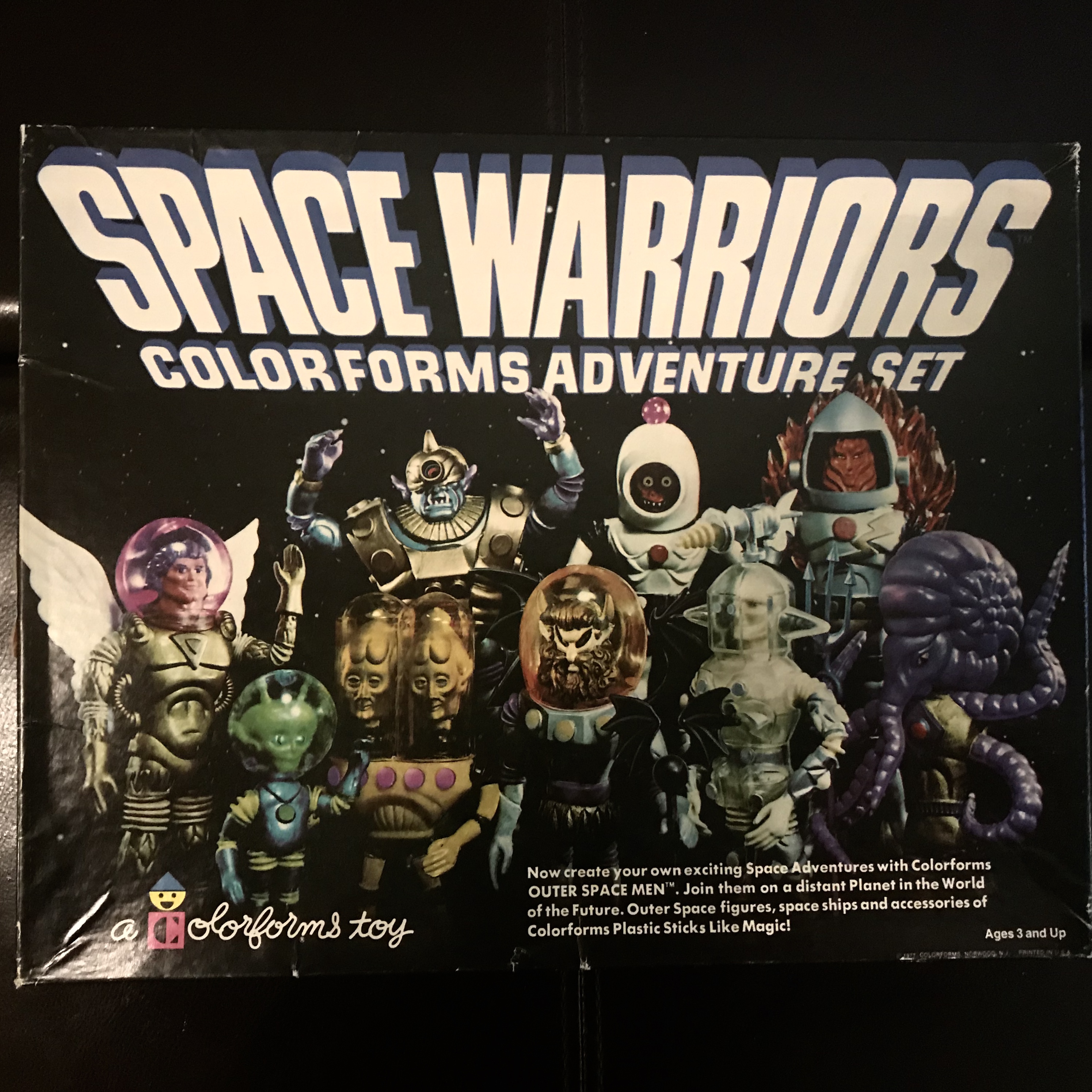 1977 Colorforms Space Warriors Playset Excellent Shape And Un
