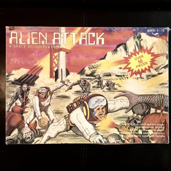 Alien Attack Outer Space Men Knock Off Carded Boxed Set