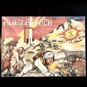 Alien Attack Outer Space Men Knock Off Complete Set
