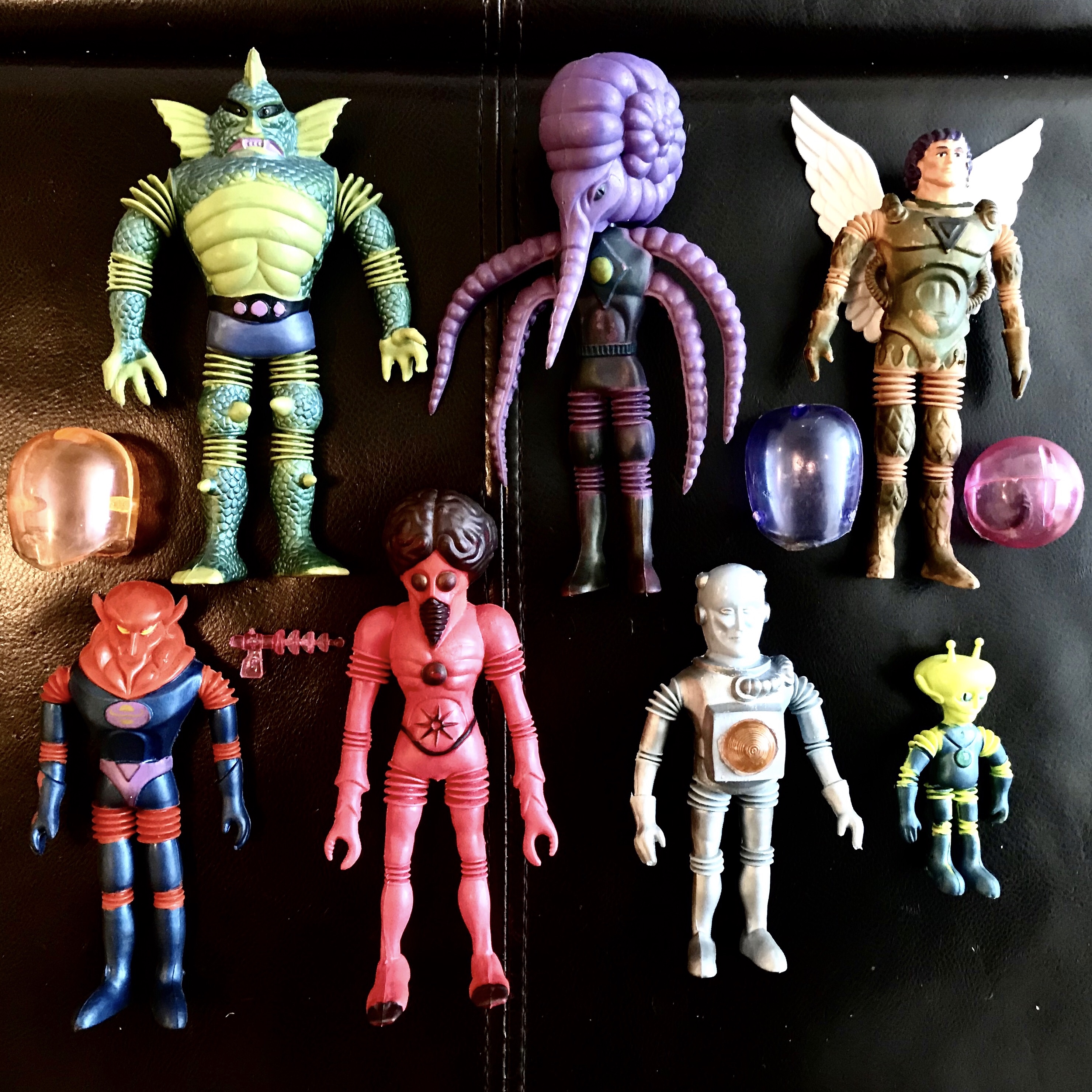 Individual Vintage 1968 Outer Space Men Figures