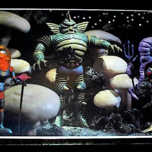 1977 Colorforms Outer Space Men Colossus Rex Puzzle