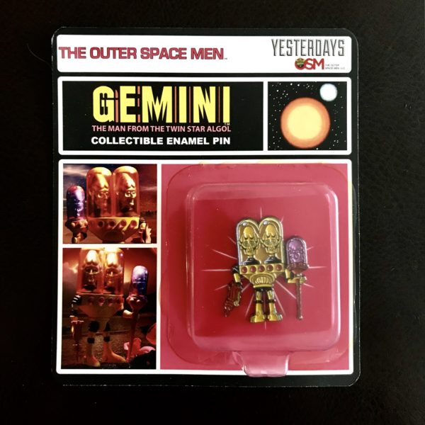 Gemini 2017 Yesterdays Carded Lapel Pin Mint