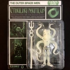 The CTHULHU COSMIC RADIATION L/E CARDED EDITION octopus action figure.