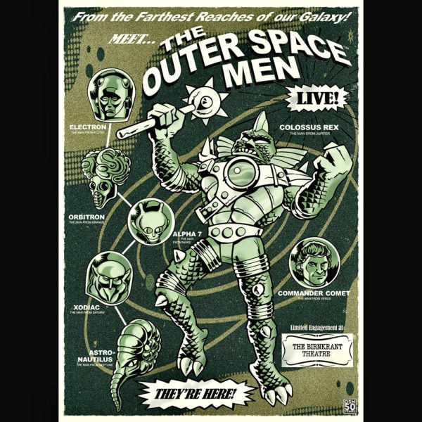 Colossus Rex Cosmic Radiation Limited Poster