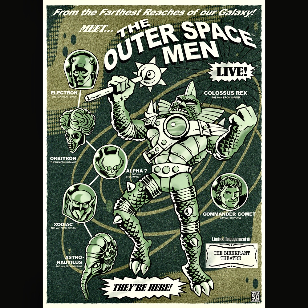Colossus Rex Cosmic Radiation Poster