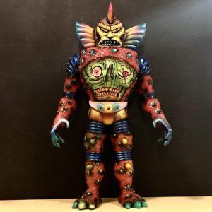 A toy with Z COLOSSUS REX 12" EVIL DAVE GONZALES EDITION MIRCRORUN SET OF 3 VINYL FIGURE on it.