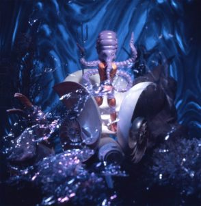Blue Ganesha Figued With Elephant Toy